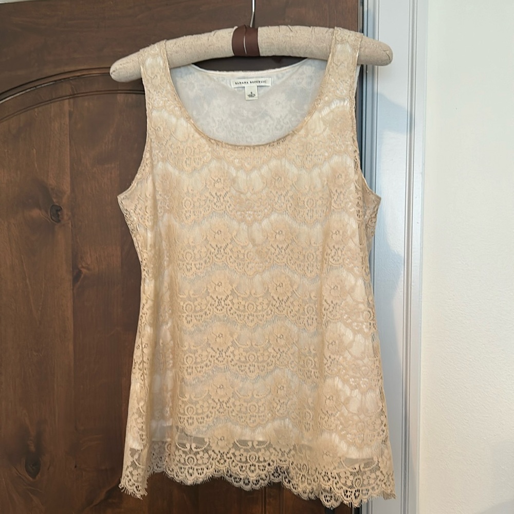 Banana Republic Lace Top